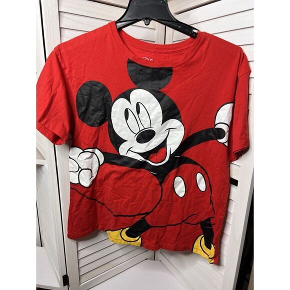 NWOT‎ Disney Mickey Mouse Women's Red T-shirt Size XL - Picture 1 of 3